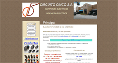 Desktop Screenshot of circuitocinco.com